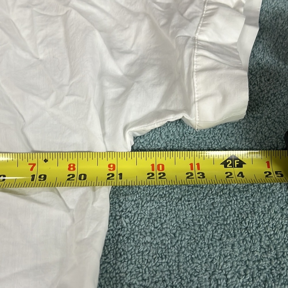 Universal thread women’s collared crop top shirt. 1585 - Picture 8 of 10